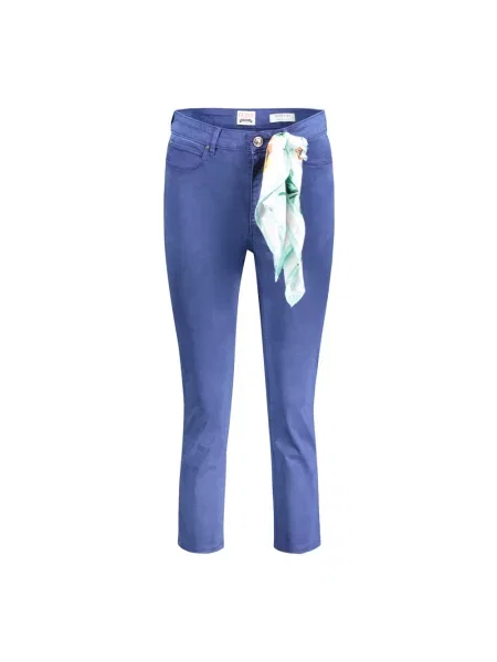 Skinny jeansy skinny Guess niebieskie