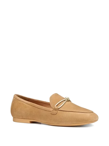Pantofi loafer Geox din piele de căprioară
