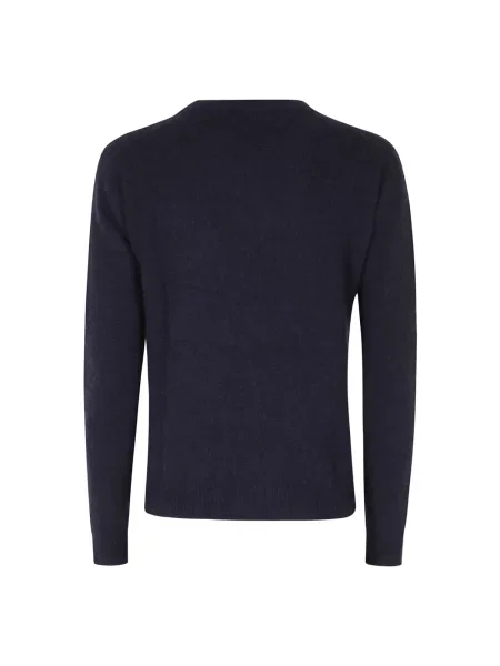 Sweter Roberto Collina niebieski