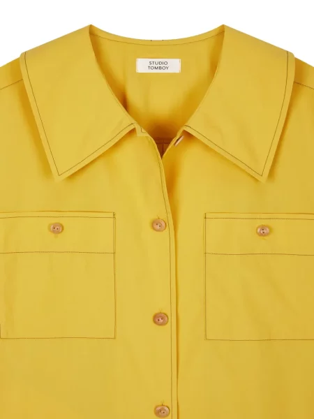 Sukienka Studio Tomboy garniturowa żółta
