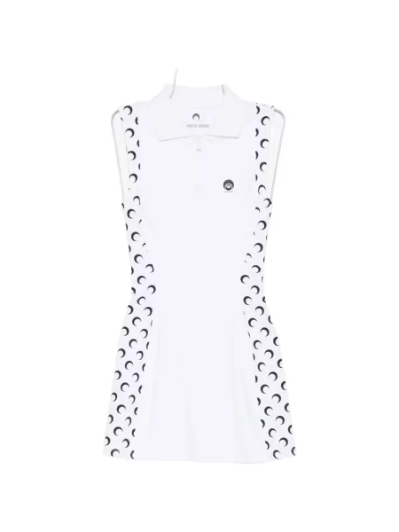 Rochie mini Marine Serre fără mâneci cu imagine alb