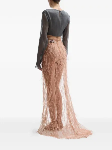 Top Atu Body Couture lung gri
