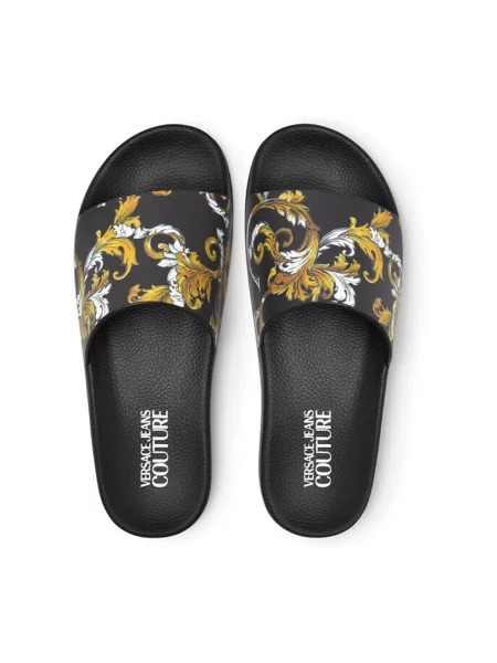 Šľapky Versace čierna