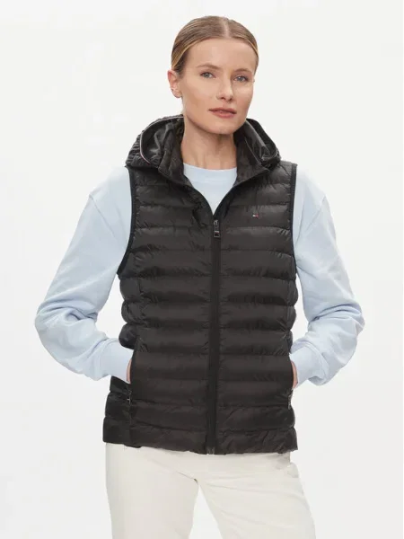 Tommy Hilfiger Vestă Global Stripe negru