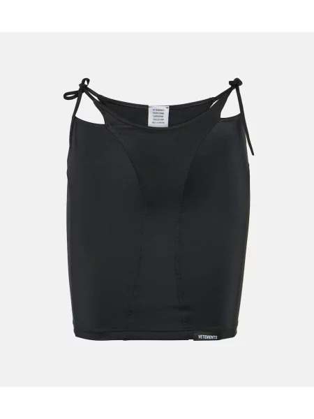 Spódnica Vetements z dżerseju czarna