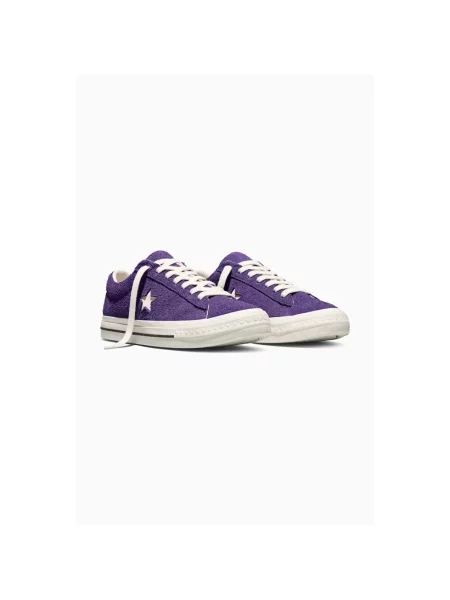 Sneakersy Converse zamszowe fioletowe