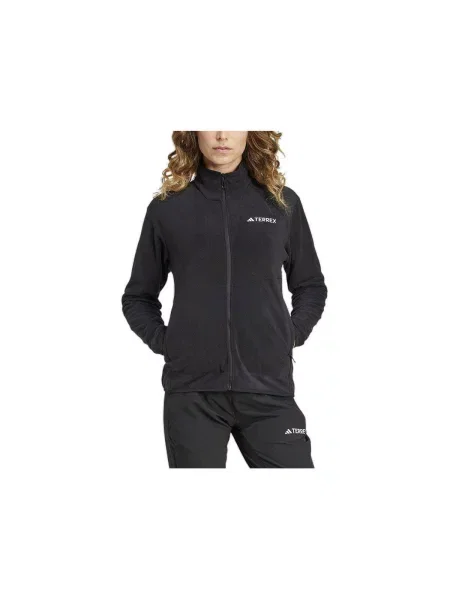 Bluză Adidas din fleece negru