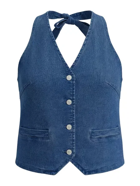 Imily Bela Vestă de costum denim albastru