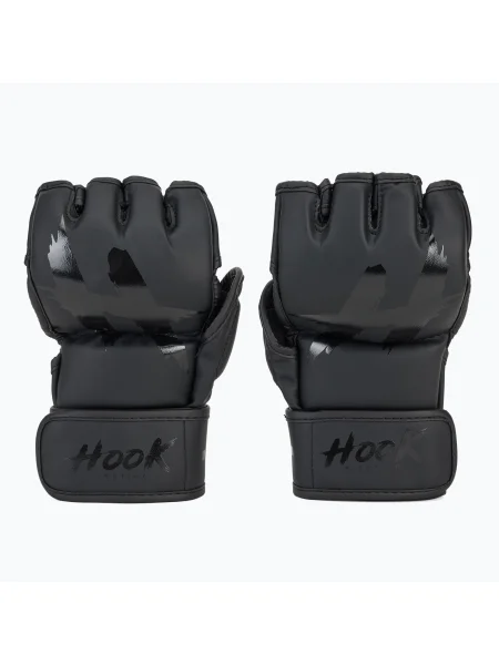 MMA kesztyű HOOK FIGHTING Ready To Fight fekete