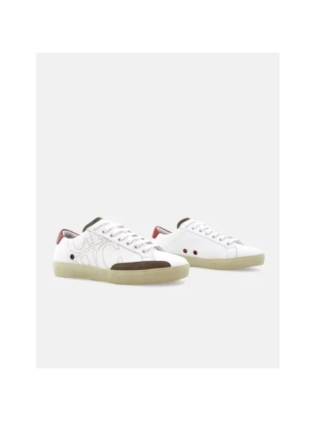 Sneakersy Carolina Herrera zamszowe białe