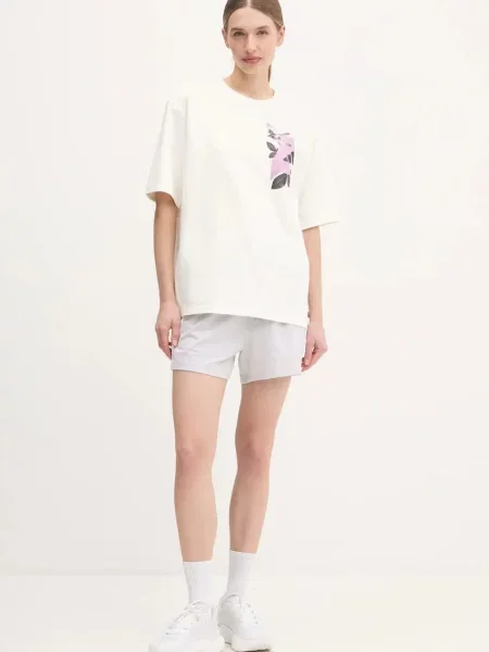 Шорти adidas Essentials з аплікацією середня посадка сірий