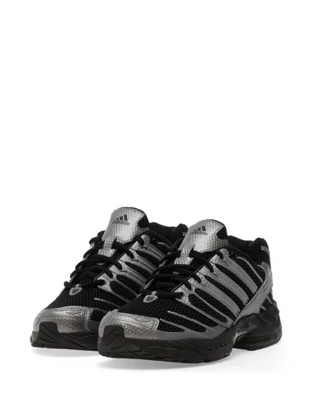 Pantaloni cargo Adidas cu dungi clasici alergare negru