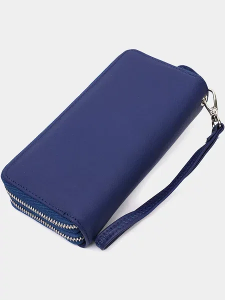 ST Leather Accessories Гаманець Шкіра синій