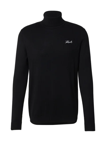 Karl Lagerfeld Pulover negru alb