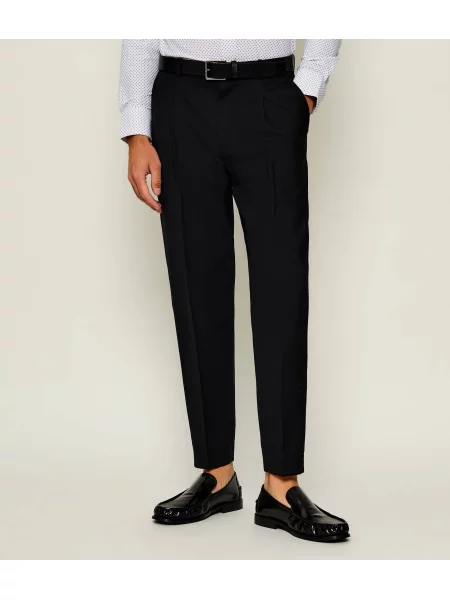 Calvin Klein De lână pantaloni negru