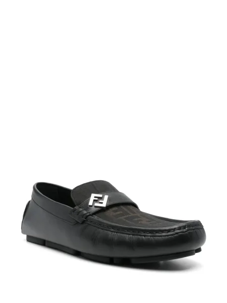 Pantofi loafer Fendi negru
