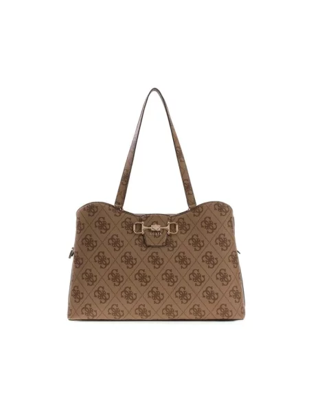 Guess torebka shopper JANIE brązowa