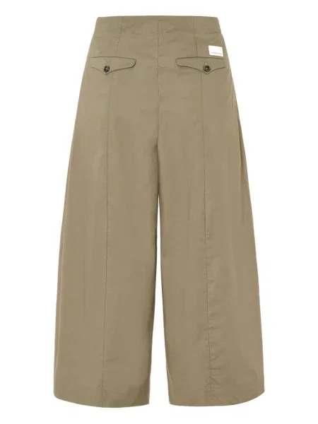 Pantaloni Nine In The Morning plisate maro