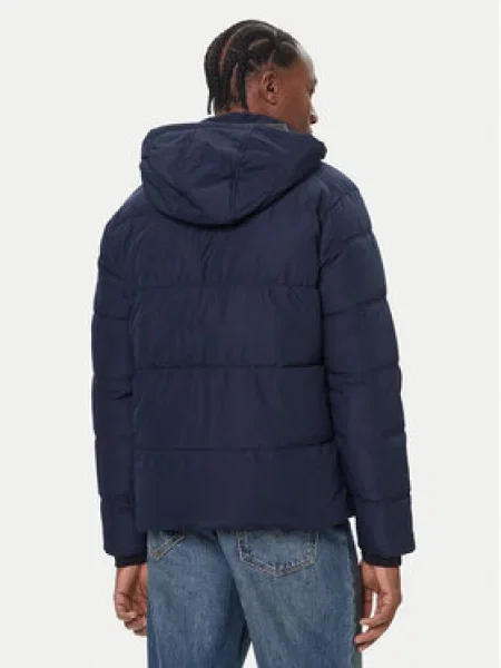 JACK & JONES Zimná bunda JJMORGAN námornícka modrá