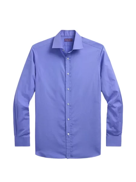 Gulerat lung cămașă Ralph Lauren Purple Label albastru