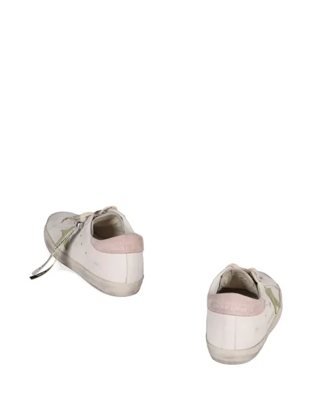 Szarvasbőr sneaker Golden Goose fehér