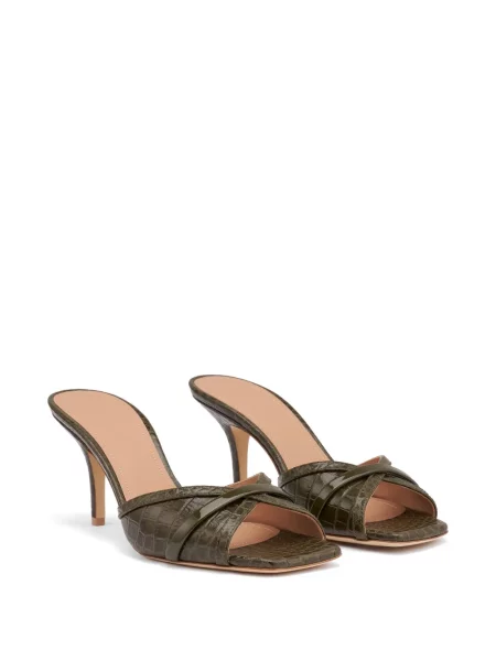 Sandale Malone Souliers cu perle din piele verde