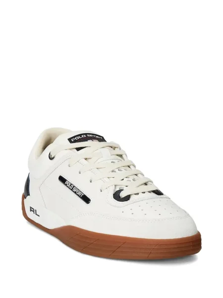 Ochelari de soare Polo Ralph Lauren din piele de căprioară cu imagine de costum albastru