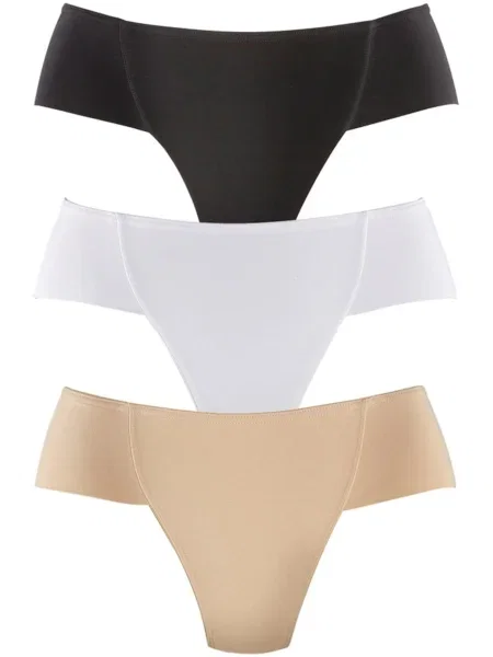 PETITE FLEUR Spodnje hlače za oblikovanje nude / črna bela