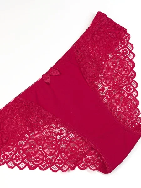 ISSA Plus Труси без підкладки червоний