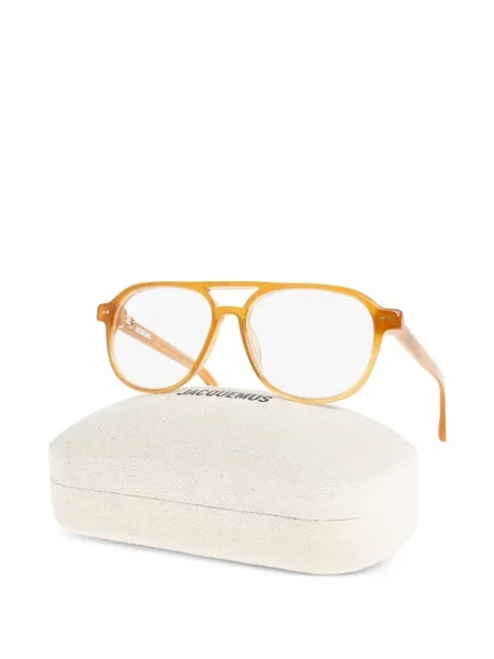 Ochelari de soare Jacquemus portocaliu
