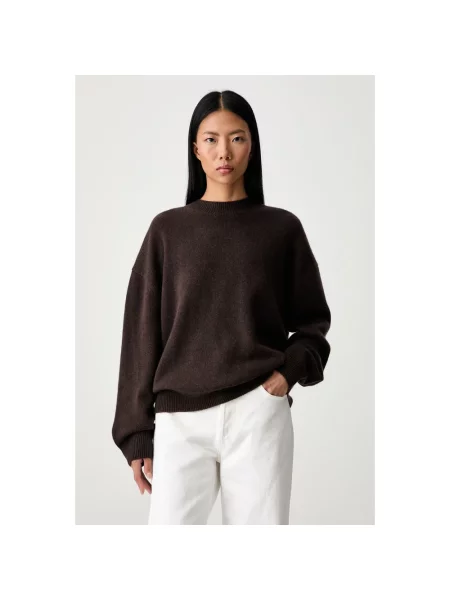 Sweter Anine Bing z kaszmiru brązowy