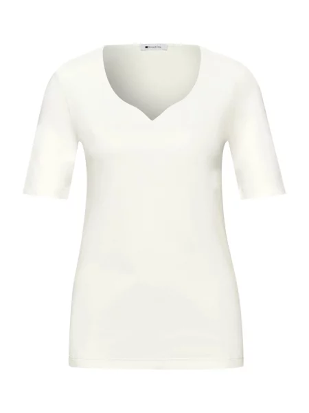 STREET ONE Tricou Ada ecru alb