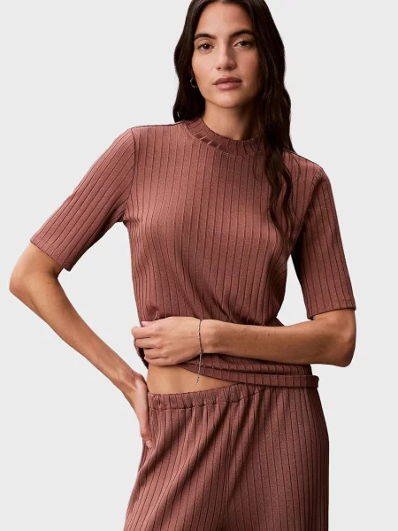 Топ Calvin Klein коричневий