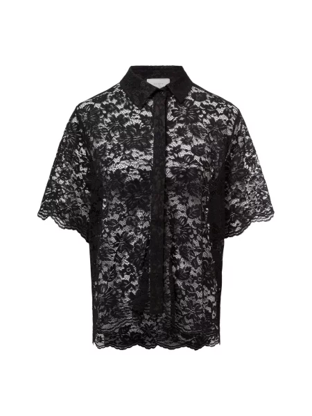 Neo Noir Bluzka Lamari Lace Kobiety Sztuczne włókno jednolity 34 czarny