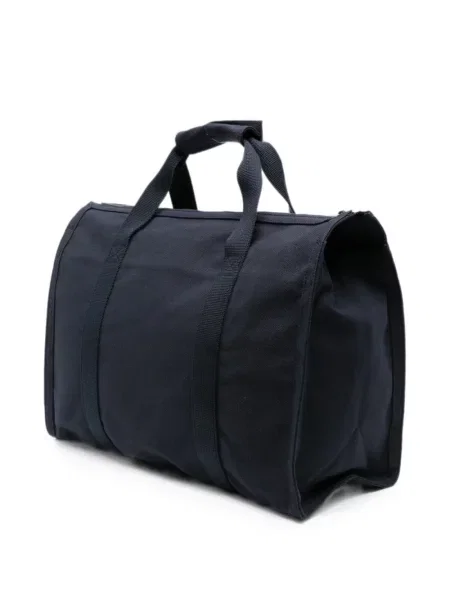 Geantă shopper A.p.c. cu imagine din canvas albastru