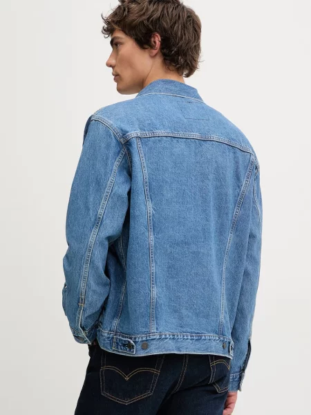 Levi's kurtka jeansowa RELAXED FIT niebieska