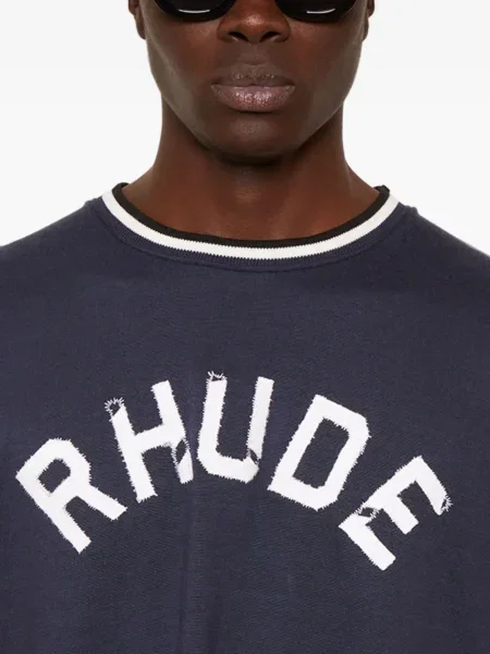 Șapcă Rhude cu dungi alb