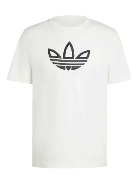 Șapcă Adidas cu dungi cu broderie de catifea alb