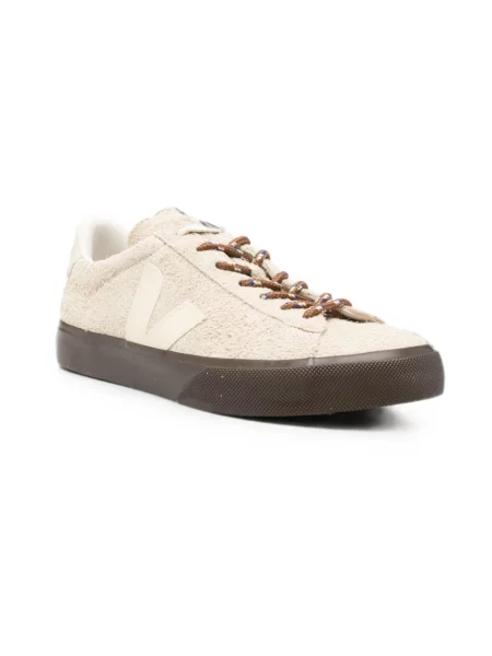 Sneakersy Veja Campo skórzane brązowe