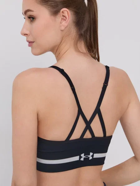 Under Armour Športová podprsenka Seamless čierna