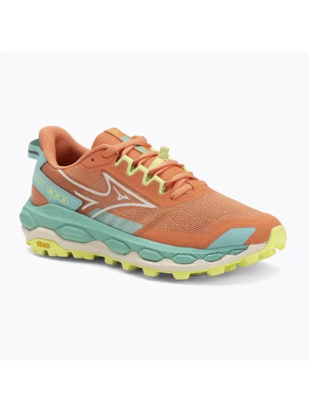 Încălțăminte de alergare pentru femei Mizuno Wave Mujin 11 fresh salmon/pristine/sharp green verde