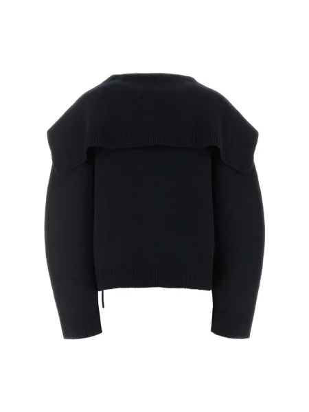 Sweter Ferragamo wełniany niebieski
