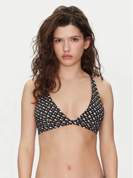 BOSS Bikini partea de sus Bb Monogram negru