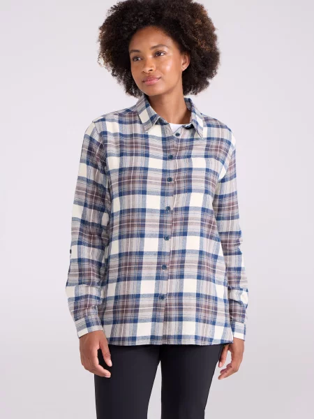 Balsam Brushed koszula flanelowa Blue niebieska