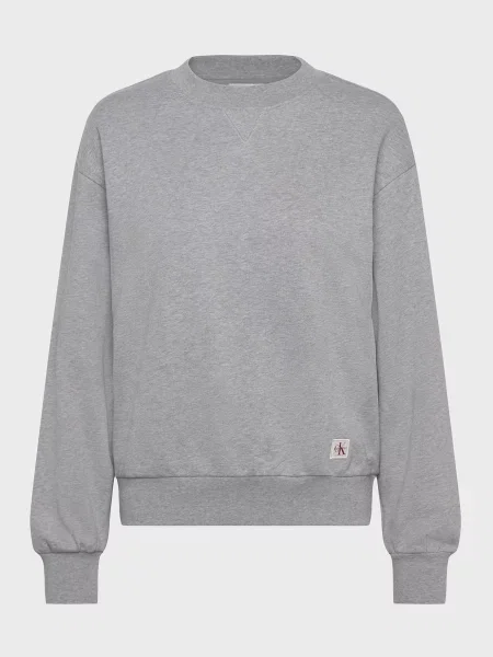 Махровий світшот Calvin Klein Jeans сірий