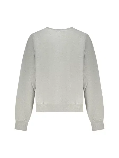Bluza Calvin Klein z długim rękawem szara