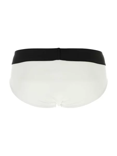 Majtki Palm Angels z nadrukiem białe