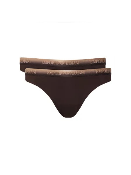 Emporio Armani Underwear Σετ βραζιλιάνικα σλιπ μπεζ