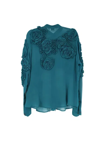 Koszula Dries Van Noten zielona