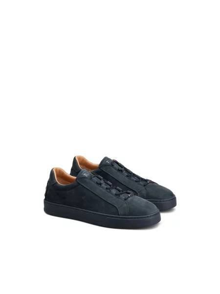 Sneakersy Tod's wiązane niebieskie